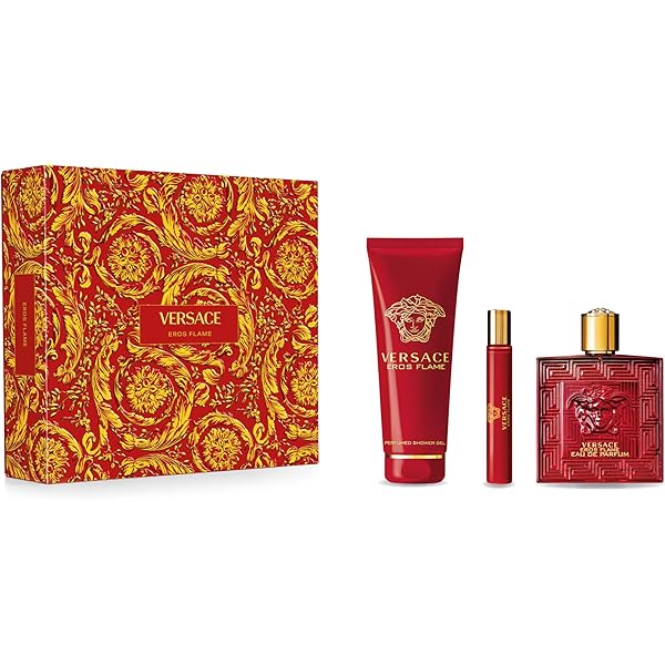 Amazon.com : Versace Eros Flame 3.4oz EDP Spray, 0.3oz EDP