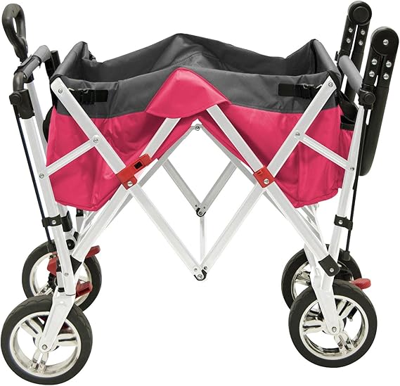 creative outdoor push pull collapsible folding wagon stroller cart for kids