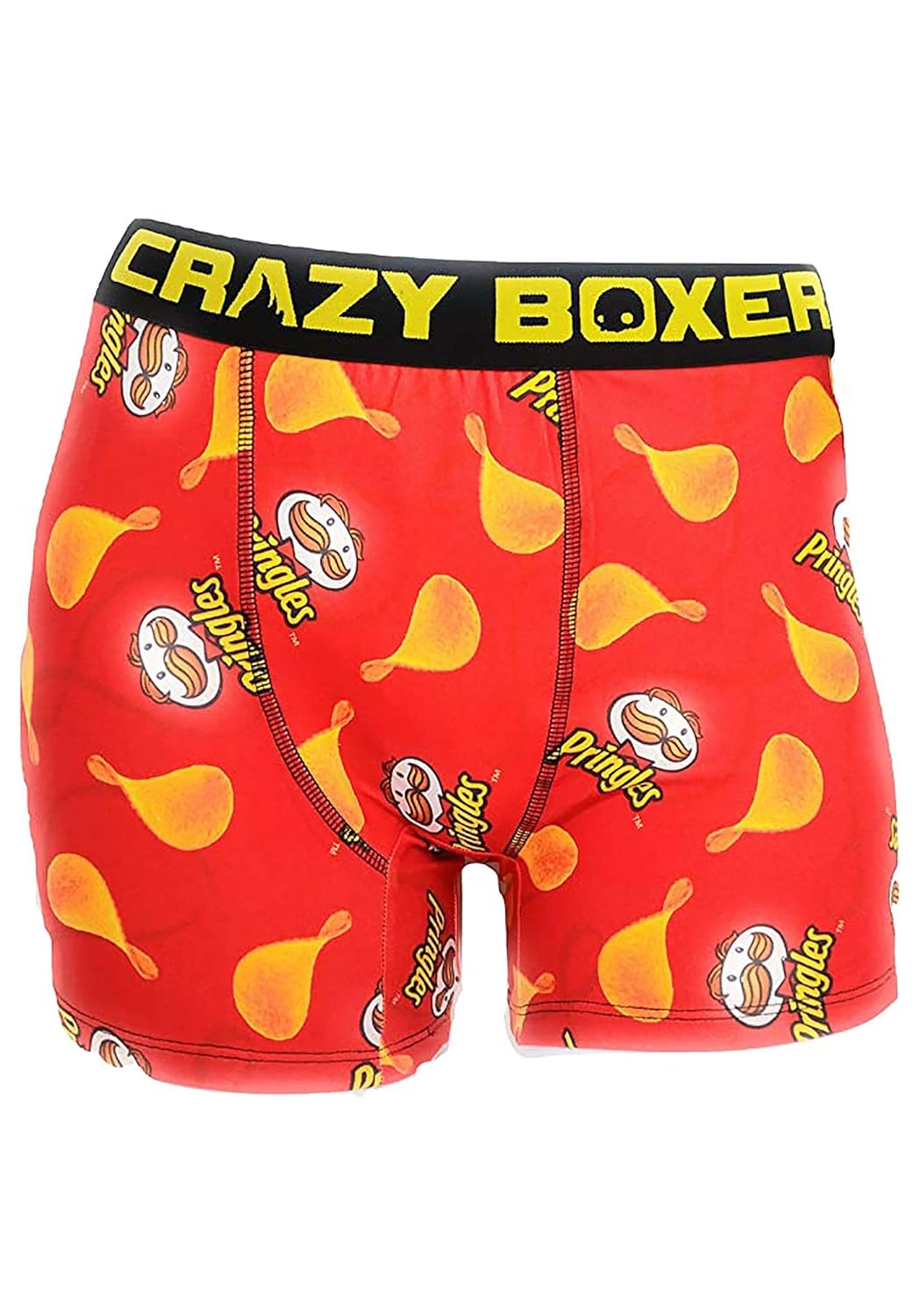 Buy Crazy Boxer Pringles Underwear Boxer Briefs (Small) Red at Amazon.in