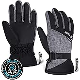 Tough Outdoors Kids Insulated Waterproof Snow Gloves - Youth Winter Ski Gloves for Girls & Boys