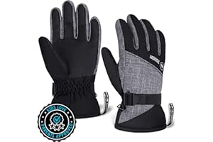 Tough Outdoors Kids Insulated Waterproof Snow Gloves - Youth Winter Ski Gloves for Girls & Boys