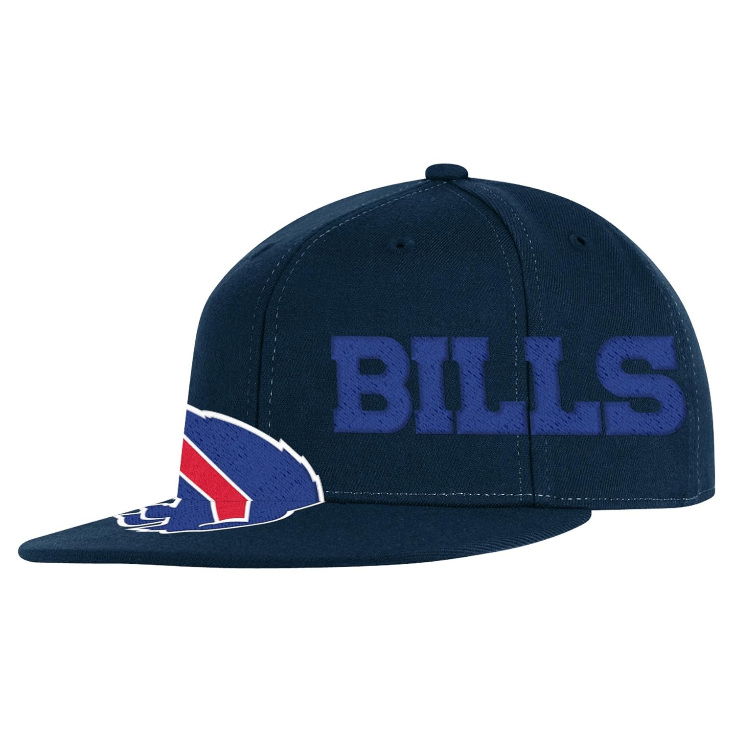 NFL Buffalo Bills End Zone Flat Visor Flex Hat Tw78Z