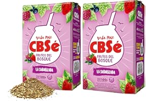 CBSé Yerba Mate Forest Fruit Blend – 2 Pack (500 g Each), Berry-Flavored Loose Leaf Yerba Mate Tea.