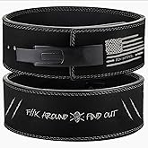 Weight Lifting Belt - Lever Gym Belt for Weightlifting, 10mm Leather Weight Belt for Men - 4 Inches Wide for Support & Stability for Workouts, Powerlifting, Bodybuilding, Fitness & Crossfit