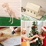 WISYOK 10pcs A4 Plywood Sheets 300x210x2mm Basswood Unfinished Crafts view 6