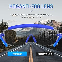 MEIGIX Anti Fog Safety Glasses Safety Goggles Over