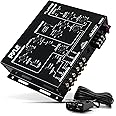 Pyle 3-Way Electronic Audio Crossover-Network Hi-Pass And Low-Pass Channel 12dB Octave Slope Power LED Indicator W/Remote Subwoofer Control And Parallel Input Switch