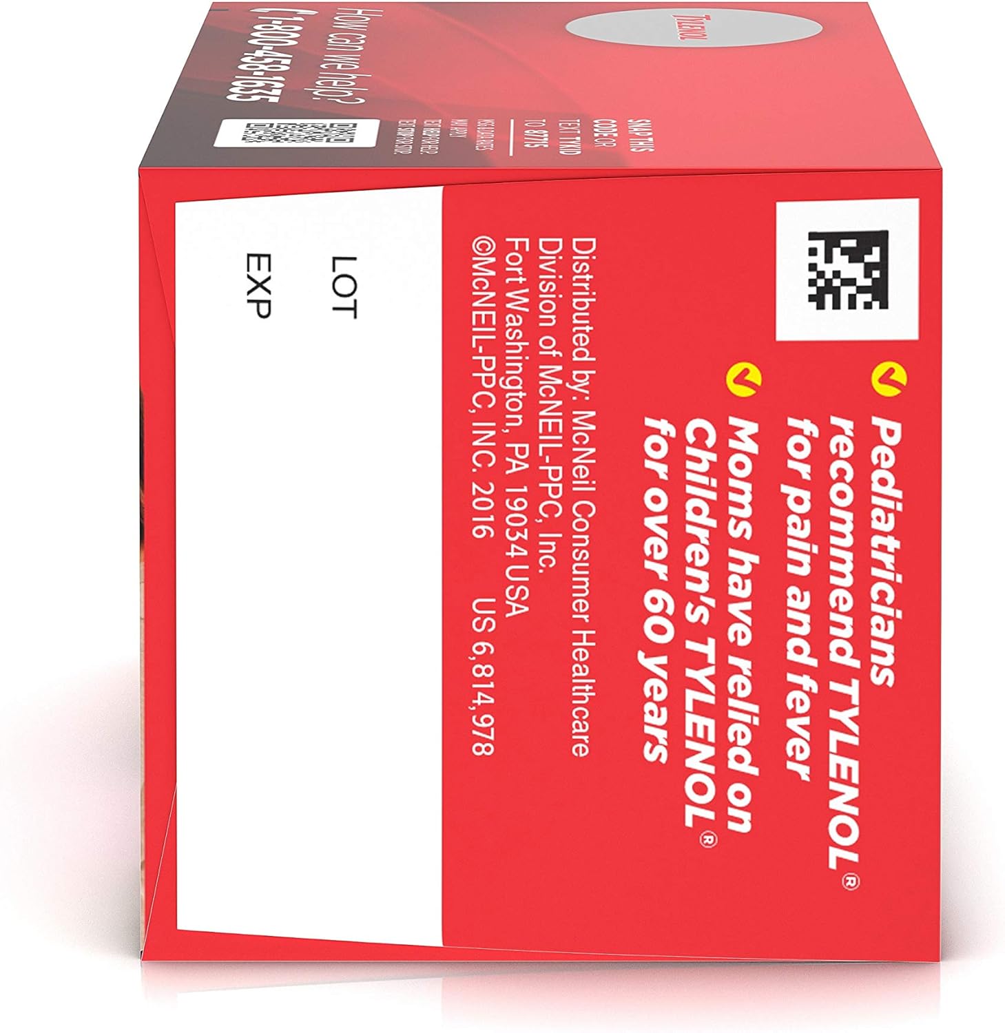 Children's Tylenol Chewables, 160 mg Acetaminophen for Pain & Fever Relief, Grape, 24 ct: Health & Personal Care