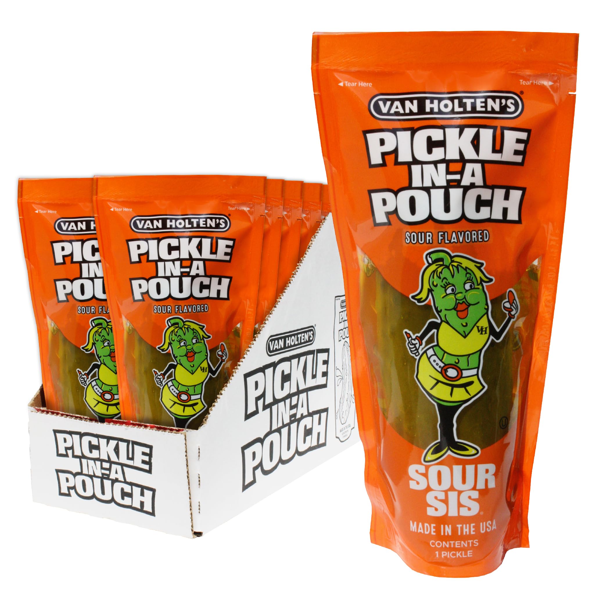 Van Holten's Pickles - Sour Sis Pickle-In-A-Pouch