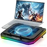 Notebook Cooling Pad for RTX 50/40/30/20 Series Gaming Laptop of All-Brand | Compatible with RTX 5090 5080 5070 5070Ti 5060 5050 4090 4080 4070 4060 4050 3080Ti 3080 3070 3070Ti 3060 3050Ti etc Laptop