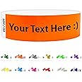 Custom 3/4" Tyvek Wristbands for Events - Bracelets Printed with Your Text