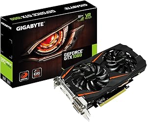 Gigabyte GeForce GTX 1060 Windforce OC 3GB GDDR5 Graphics Card