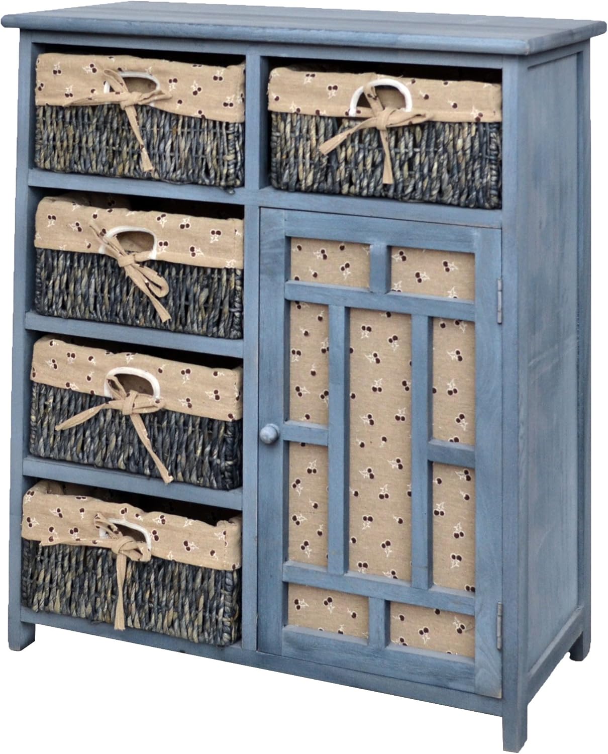 Chest of drawers height 73 cm bathroom floor sideboard shelf in