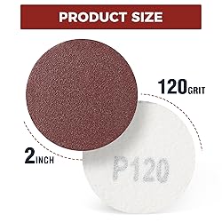 S SATC 2 Inch Sanding Disc Hook and Loop Sandpaper