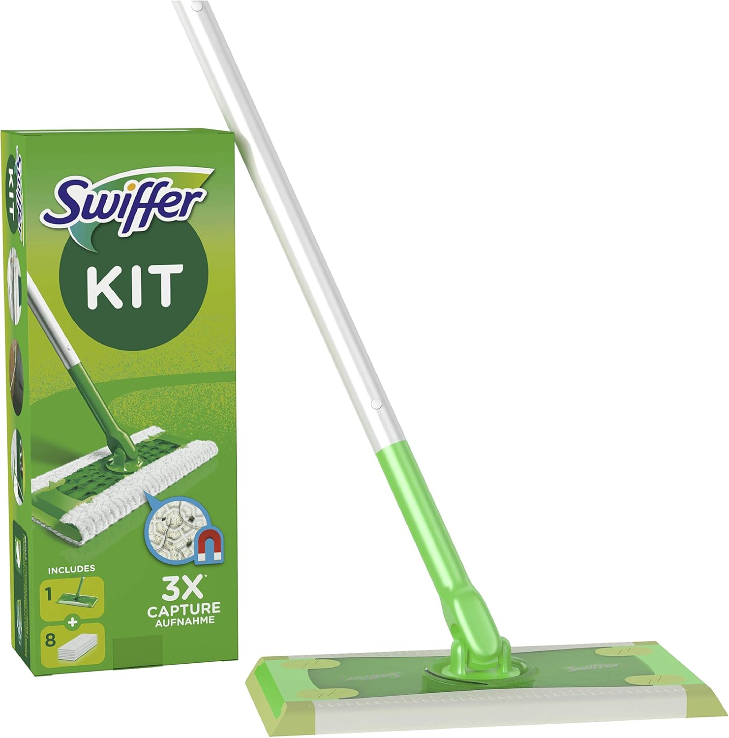 Amazon Com Swiffer Set 1 Floor Mop Plus 8 Floor Dusters Health Personal Care