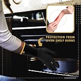 Deer & Oak Heat Resistant Oven Mitts Up to 800°C Silicone Grip Non Slip view 2