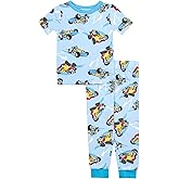 Disney boys 2-piece Snug-fit Viscose Pajama Set, Soft & Cute for Kids