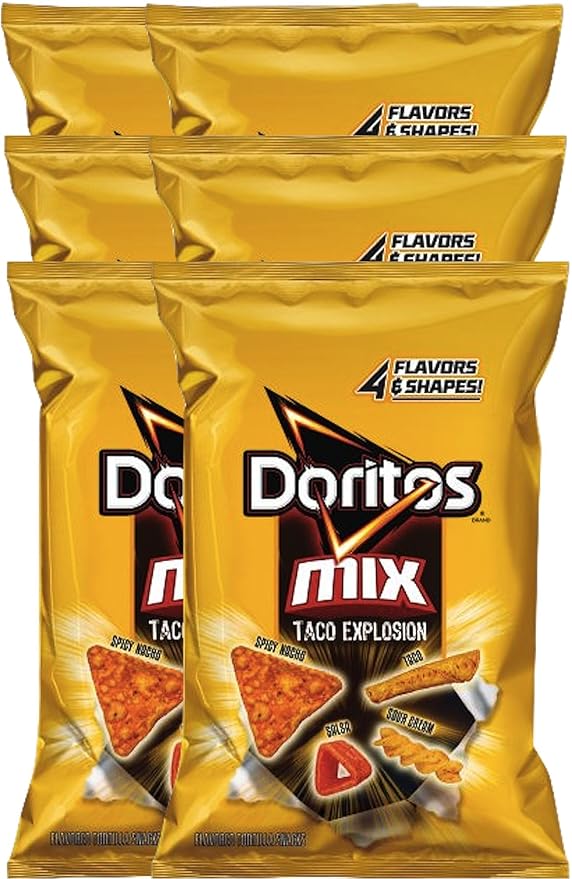 Doritos Mix Taco Explosion Flavored Tortilla Snacks 4