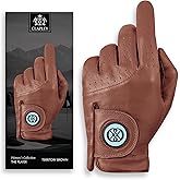 CLAPLEY Women’s Golf Glove – Premium Cabretta Leather with Magnetic Ball Marker, Breathable Design, Good Elasticity, Precious Gift for Golfers, Super Soft Feel, Left and Right Hand, Secure Fit