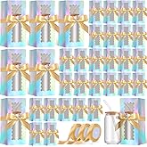 Windyun 100 Pcs Tumbler Gift Boxes for Sublimation Glass Exhibition Boxes Transparent for 12oz 16oz 20oz Shipping Cup Exhibition Packaging for Jars Mug Can Party Supplies(Rainbow)