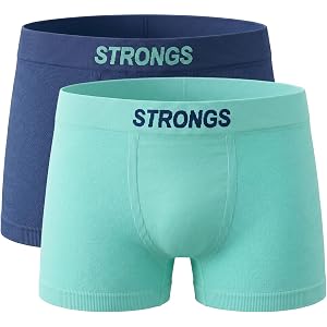Boys Performance Boxer Briefs Moisture-Wicking Athletic Underwear 4T-13Y | Solid 2-Pack Stretch Quick-Dry for Boys Toddler
