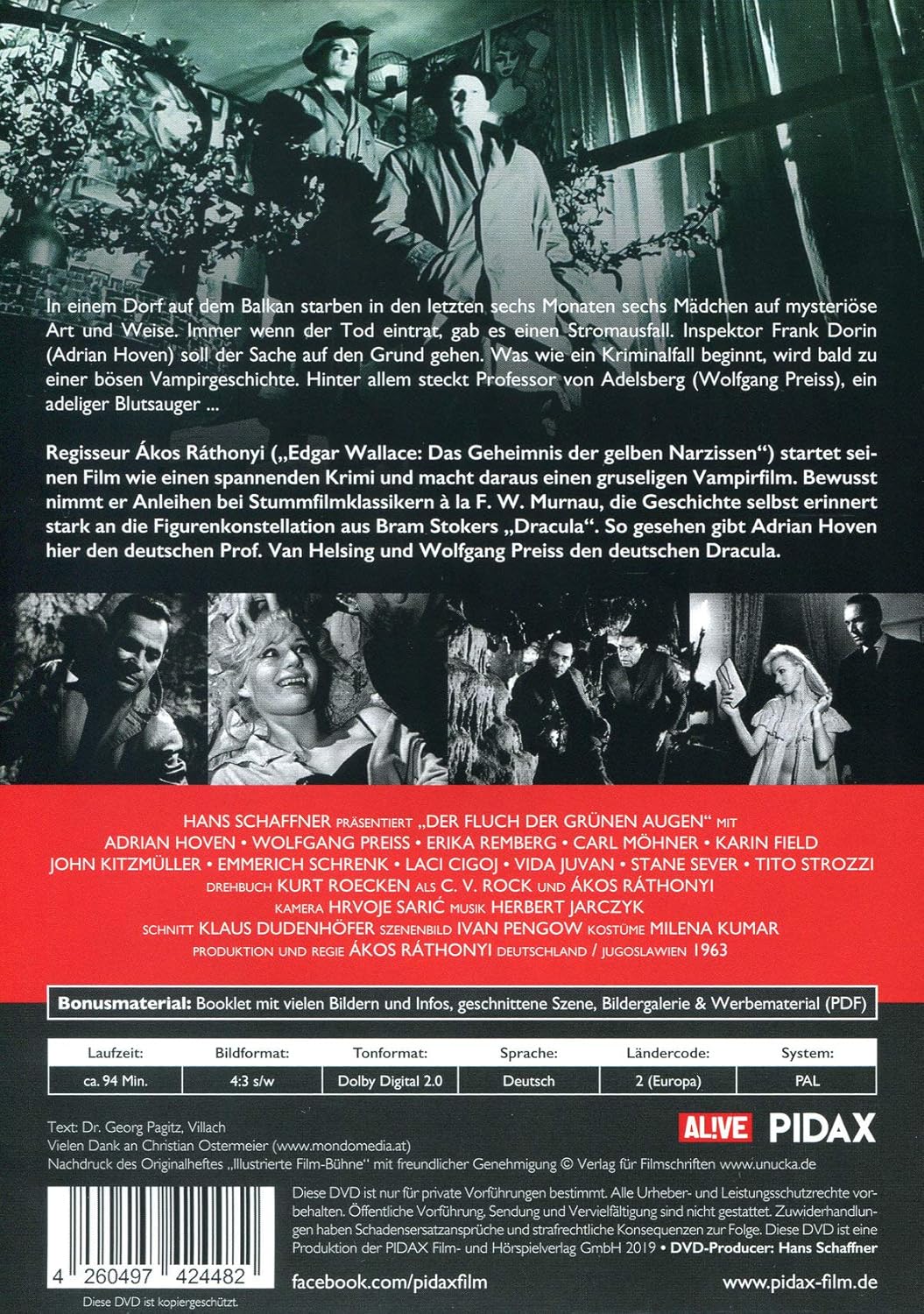 Der Fluch Der Gruenen Augen Blutrausch Der Vampir Amazon Co Uk Dvd Blu Ray