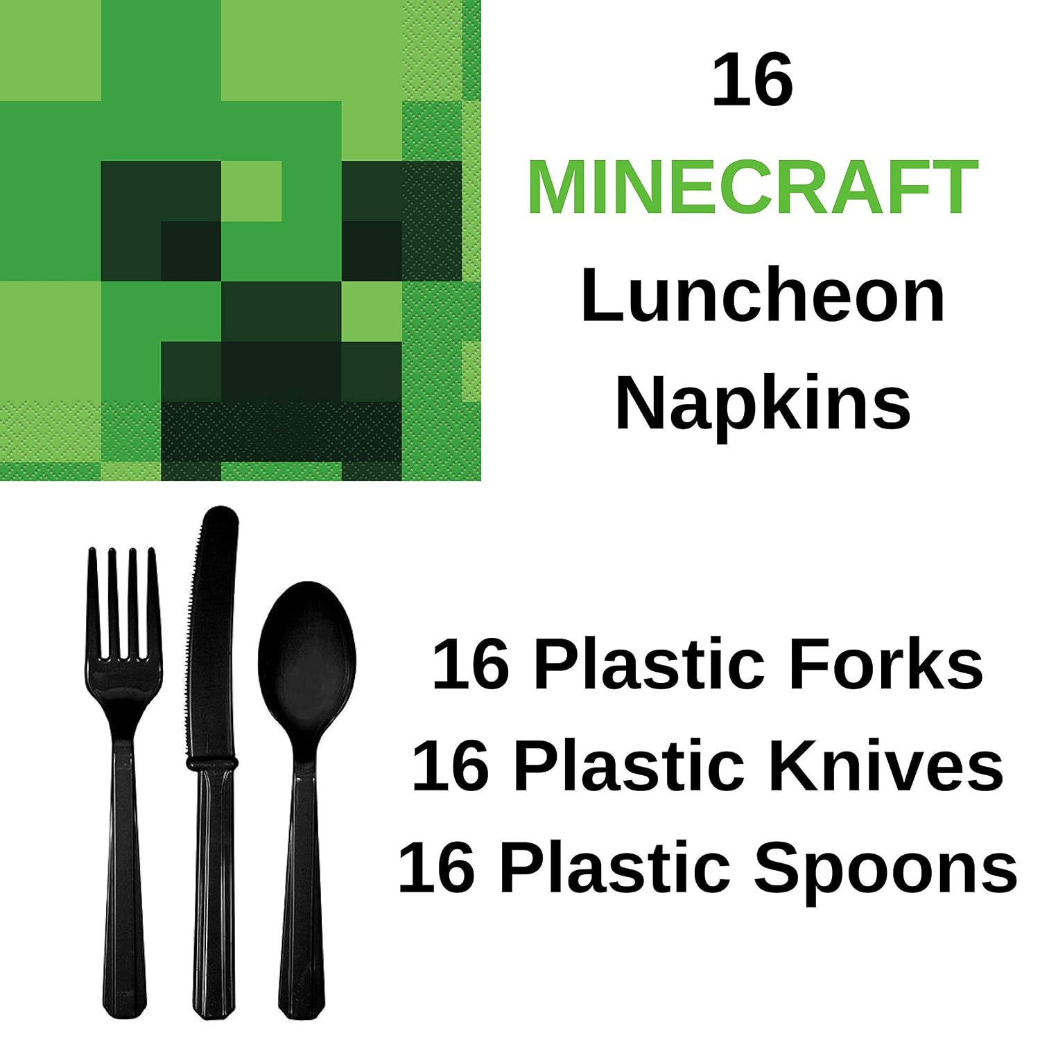 7 16 Knives 1 Happy Birthday Banner Minecraft Mega Birthday Party