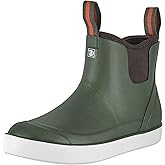 Trudave Women's Deck Boots, Anti-slip Ankle Rain Boot for Women Fishing Boots Waterproof Rubber Garden Shoes for Fishing, Farming & Outdoor Work, Size 6-11