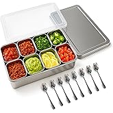Jugetware Stainless Steel Yakumi Pan, Yakumi Pans, Yakumi Mise En Place, Mise En Place Containers, Japanese Food Container, Spice Box Indian Masala Dabba, Stainless Steel Condiment Containers