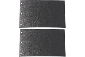 Carbon Base Plate Pad for 9403 MT190 MT9 Belt Sander with 3 Round Holes 2Pcs Replacement Accessories