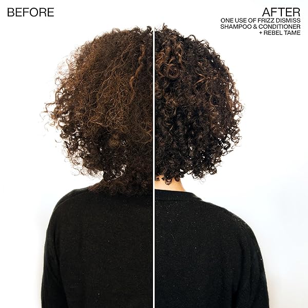 REDKEN FRIZZ DISMISS SHAMPOO | SULFATE FREE SHAMPOO FOR FRIZZY HAIR | GENTLY CLEANSES, SMOOTHS, AND ADDS SHINE | WEIGHTLESS LONG-LASTING FRIZZ CONTROL | HUMIDITY PROTECTION | ANTI FRIZZ