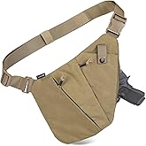 WYNEX Tactical Crossbody Sling Bag,Concealed Carry Bag for Men Women,Anti Theft Crossbody Bags, CCW Bags EDC Carry