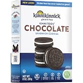 Kinnikinnick Gluten Free KinniTOOS Chocolate Sandwich Cookies, 8 oz | Chocolate Cookies with Creamy Vanilla Center, Allergy Friendly, Vegan, Kosher, Nut Free, Peanut Free, Soy Free