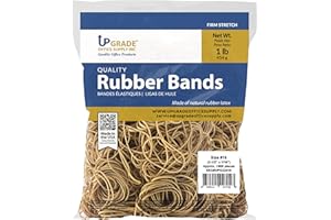 UPGRADE OFFICE SUPPLY INC Upgrade Office Supply UPG22416 Rubber Bands, Size 16 (2-1/2 x 1/16), 1,800 Bands, 1 lb Bag, USA