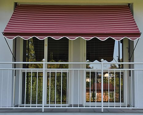 Angerer Klemmmarkise Nr. 2200 Bordeaux, 150 x 250 x 225 cm, 2301/2200