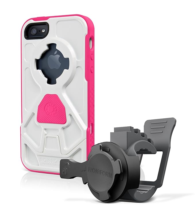 Rokform Bike Mount with V3 White/Pink Mountable Case for ...