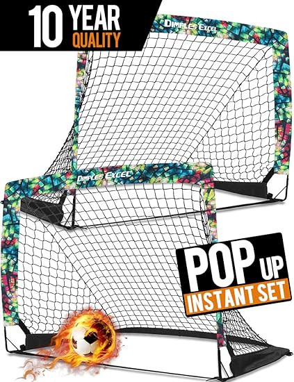 Amazon Com Dimples Excel Soccer Goal Pop Up Soccer Goal Backyard
