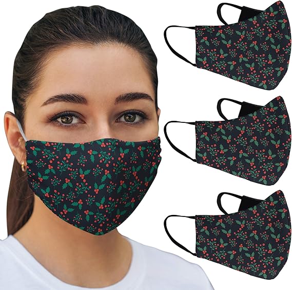 OJOS Face Cloth Mask Washable Soft Breathable Cotton and