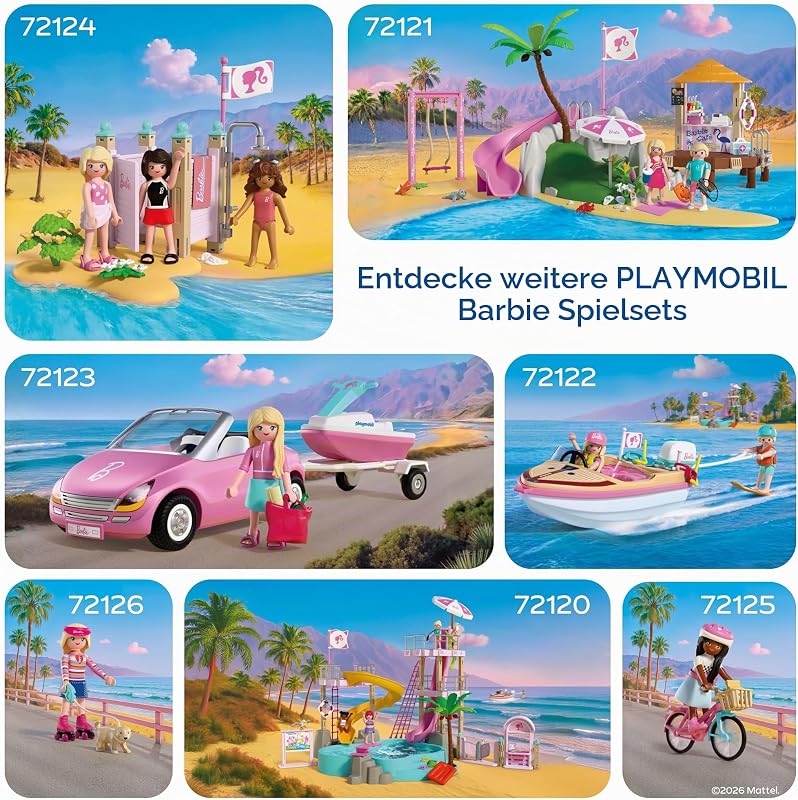 | Barbie Malibu | Rollschuh‑Set mit Barbie, Welpe Taffy & wandelbaren Sneakers | Für Kinder ab 4 Jahren | 72126 — Foto 5 von 7