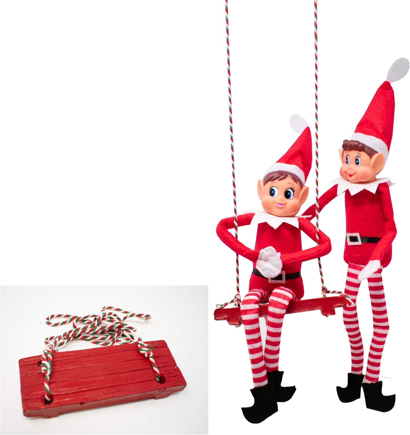 Immagini Elfi Di Natale.I Choose Limited Altalena Per Elfo Di Natale Adatto Per 12 Elfo Elfi Comportano Male Amazon It Elettronica