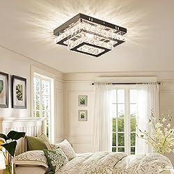 Finktonglan Crystal LED Ceiling Light Modern