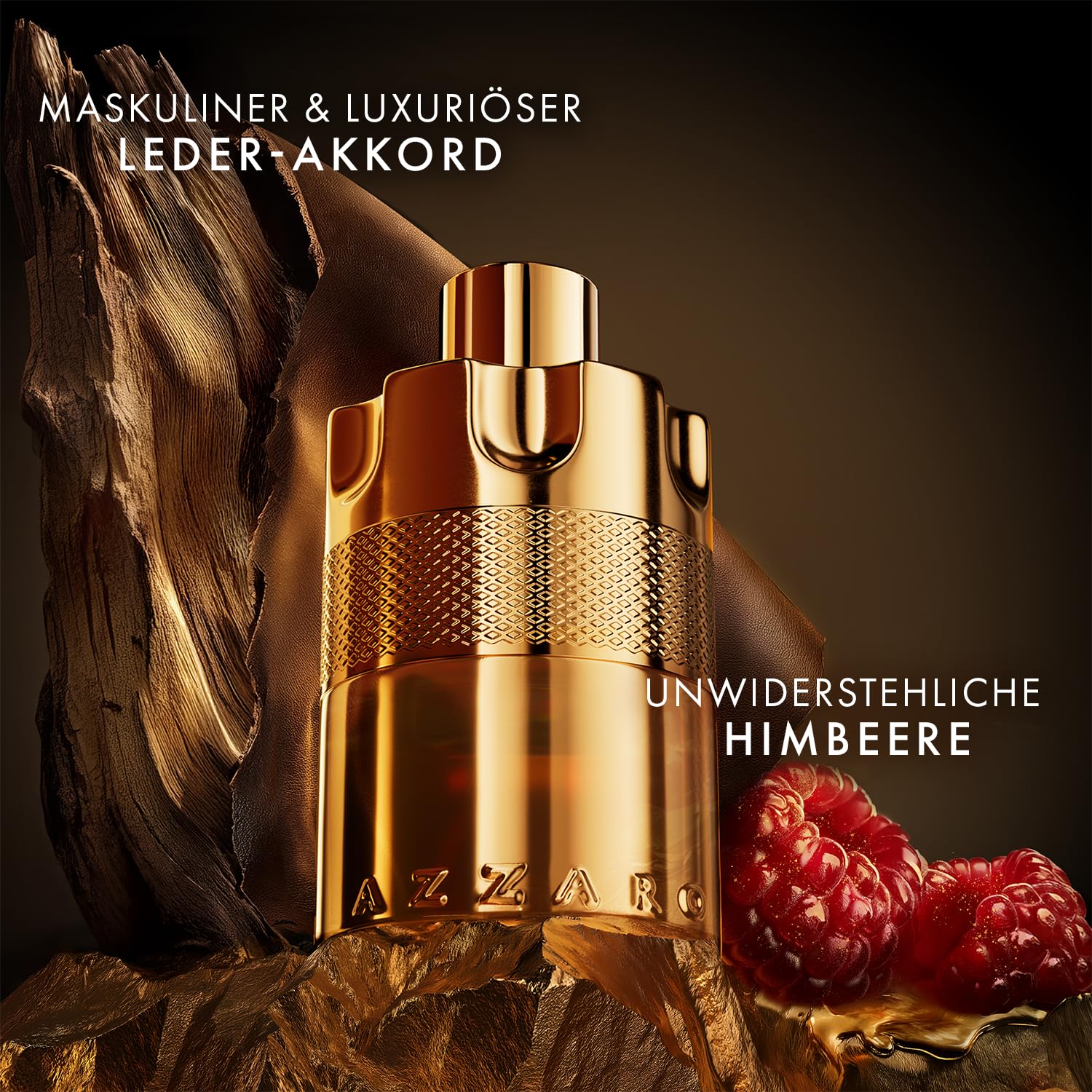 Azzaro Forever Wanted Elixir Eau de Parfum, intensiver, holzig-ledriger Herrenduft, verführerisches Parfüm für Männer, 100 ml 2