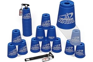 Speed Stacks | Official Sport Stacking Set, Blue - 12 Cups and Holding stem | Top Grade Materials, Low Friction | WSSA Approved