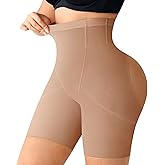 Nebility Tummy Control Shapewear for Women - High Waisted Butt Lifting Shapewear Shorts Body Shaper Underwear Panties