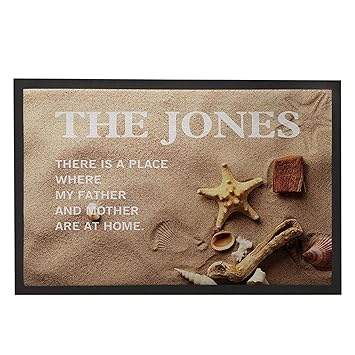 Amazon Com Personalized Beach Themed Doormats With Sayings