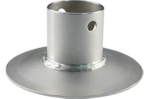 LIPPERT COMPONENTS Lippert Replacement Trailer Tongue Jack Foot Pad, 5.44" Diameter, Fits 2" Round Tube Leg, Power, Smart, Quick Drop, Sidewinder, Clevis Not Included - 165253