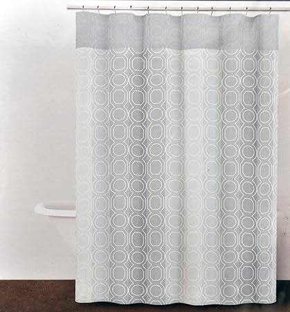 Amazon Com Dkny Carbon Fabric Cotton Shower Curtain Periwinkle