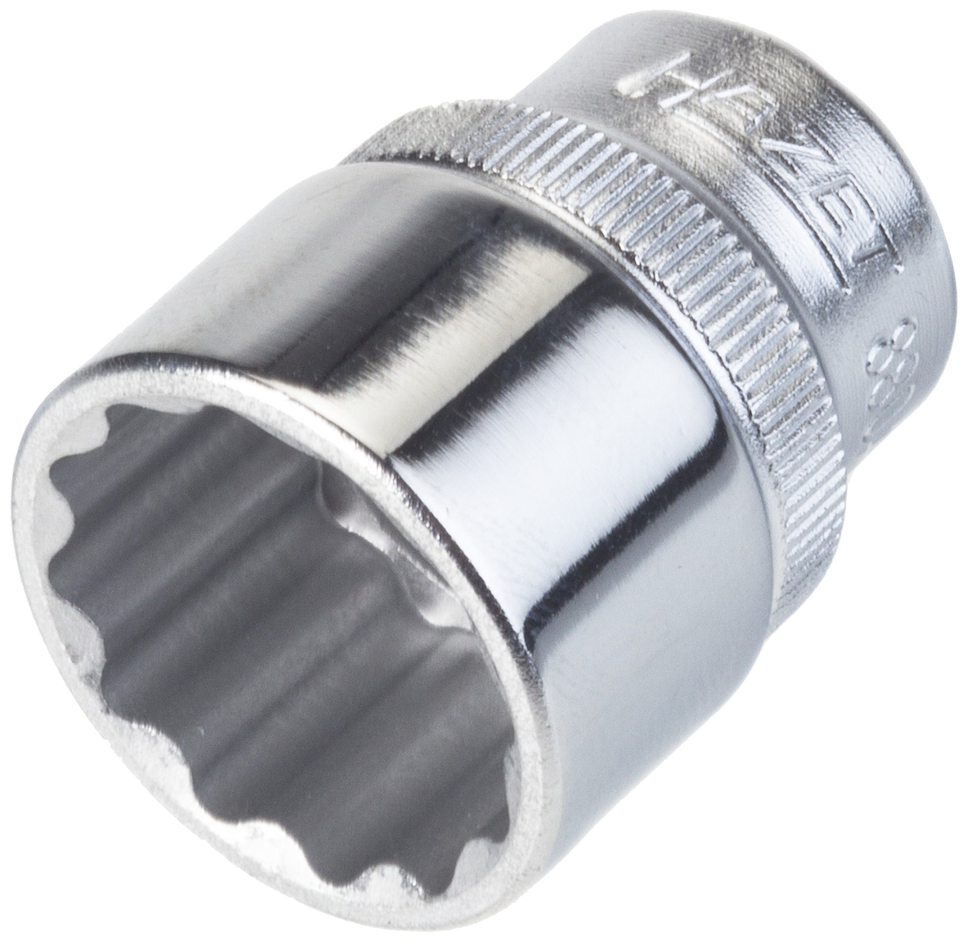 HAZET 880AZ-3/4 31.5 mm 12-Point Traction Profile Socket - Chrome-Plated/Polished