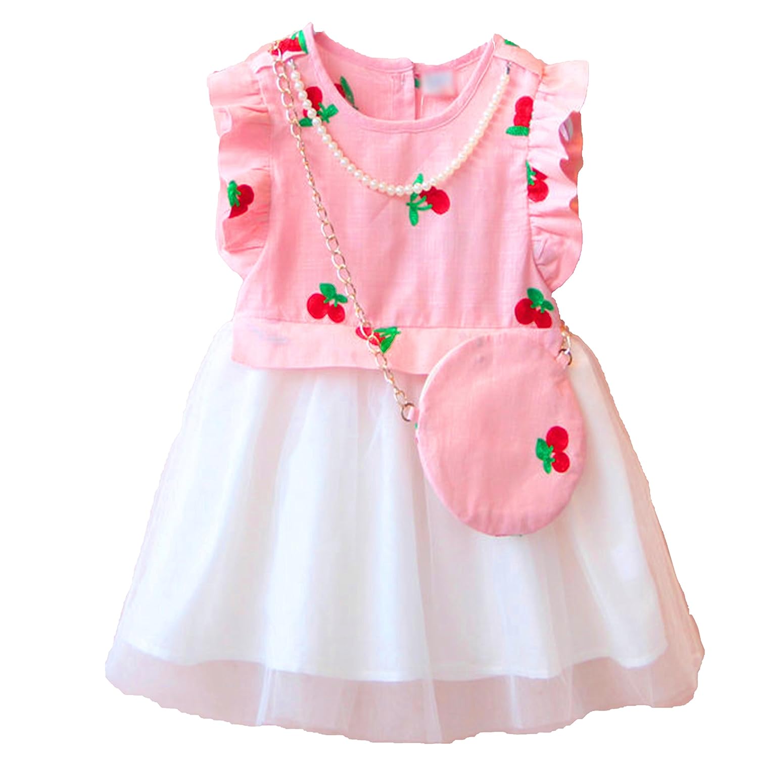 strawberry baby frocks