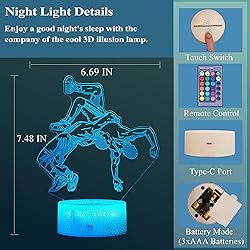 POSSHE Wrestling Night Light, Wrestler